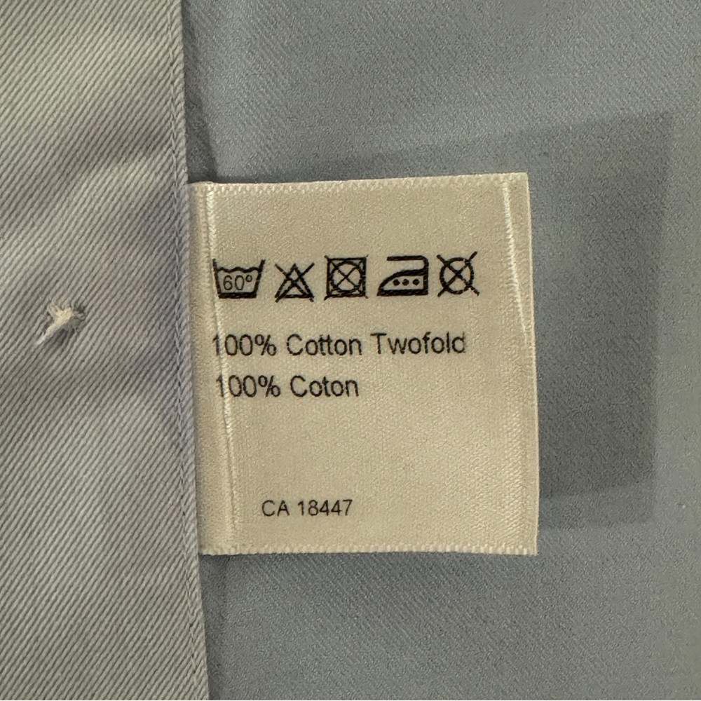 Stenströms Slimline Light Blue Twill Shirt Men’s 15 38 - Picture 8 of 9